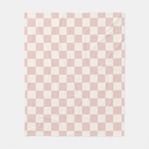 Cobertor De Velo Check Pale Beige Checkered Pattern Board