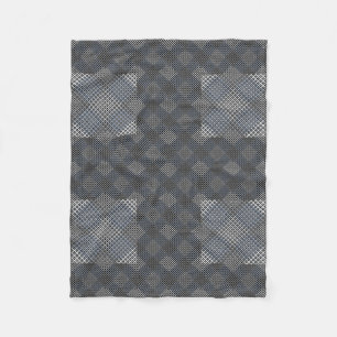 Cobertor De Velo Checker padrão diagonal 2tones.bx4x4 BLK BG