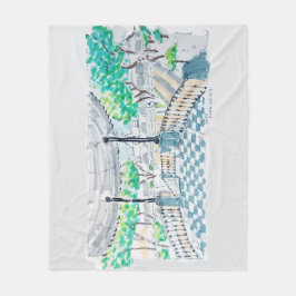 Cobertor De Velo Checkerboard Kiosk Park View