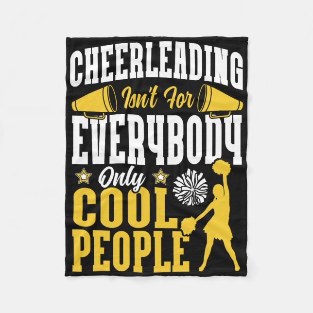 Cobertor De Velo Cheer Cheerleading Cheerleading Isn't For Everybod (Frente)