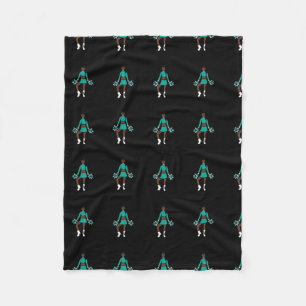 Cobertor De Velo Cheer/ dançarina Fleece Blanket Aqua Spark