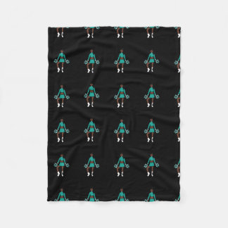 Cobertor De Velo Cheer/ dançarina Fleece Blanket Aqua Spark