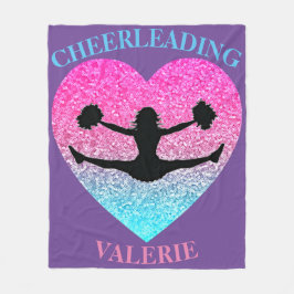 Cobertor De Velo Cheerhead Fleece Blanket