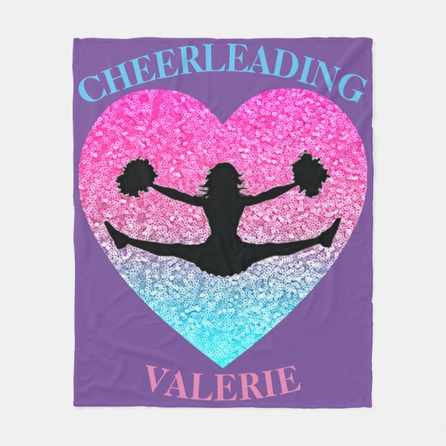 Cobertor De Velo Cheerhead Fleece Blanket (Frente)