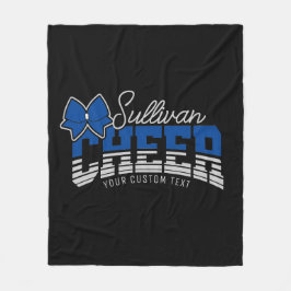 Cobertor De Velo Cheerleader de atleta da Escola de NOME ADD da Equ