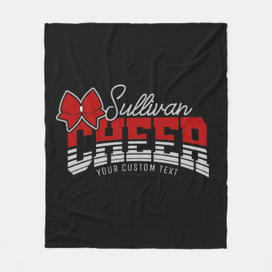 Cobertor De Velo Cheerleader de atleta da Escola de NOME ADD da Equ