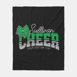 Cobertor De Velo Cheerleader de atleta da Escola de NOME ADD da Equ