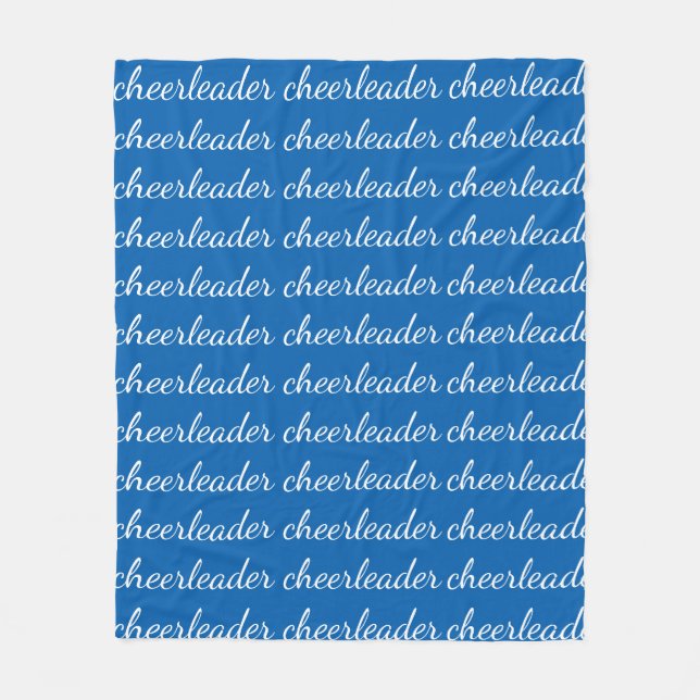 Cobertor De Velo Cheerleader Fleece Blanket (Frente)