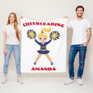 Cobertor De Velo Cheerleader Personalizado Folheto do Peão