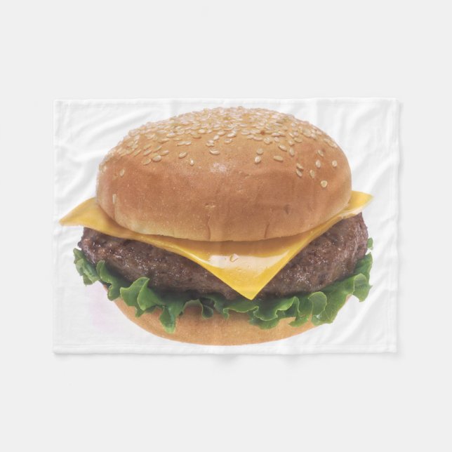 Cobertor De Velo Cheeseburger (Frente (Horizontal))
