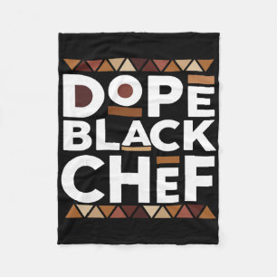 Cobertor De Velo Chef Preto Droga História Negra Melanina Chef Pret