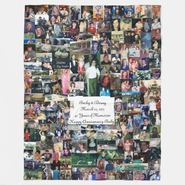 Cobertor De Velo Cheio morno da cobertura do velo das memórias (Frente)