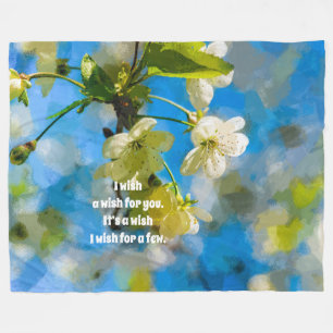 Cobertor De Velo Cherry Blossoms