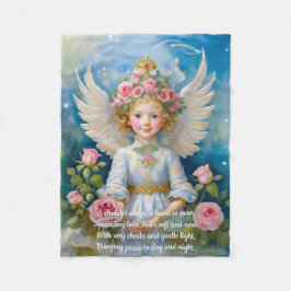 Cobertor De Velo Cherub Angel Blanket