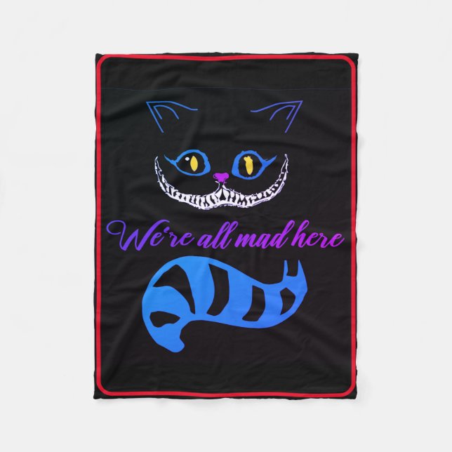 Cobertor De Velo Cheshire Cat Blanket (Frente)
