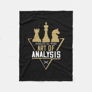 Cobertor De Velo Chess É A Arte Da Análise