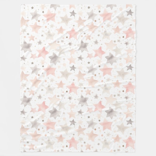 Cobertor De Velo Chic Pink Blush   (Frente)