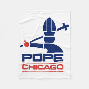 Cobertor De Velo Chicago Pope Leo