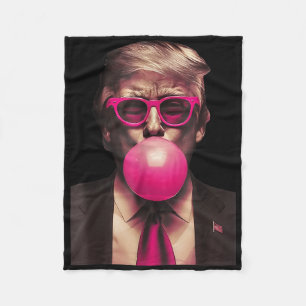 Cobertor De Velo Chiclete Trump Engraçado