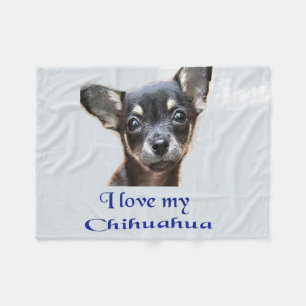 Cobertor De Velo Chihuahua Fleece Blanket