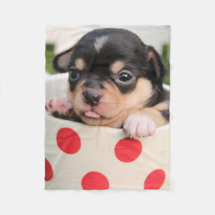 Cobertor De Velo Chihuahua Fleece Blanket Adicionar Sua Foto