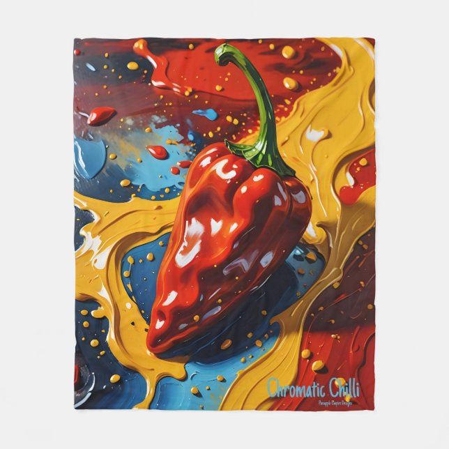 Cobertor De Velo Chili cromático - Império do abacaxi (Frente)