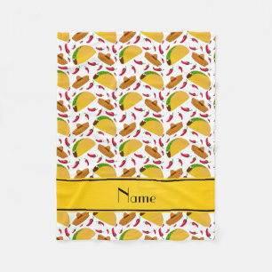 Cobertor De Velo Chilis brancos conhecidos personalizados dos