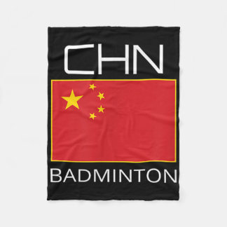 Cobertor De Velo China Badminton Team Fan Gift Atleta Chinês Chn