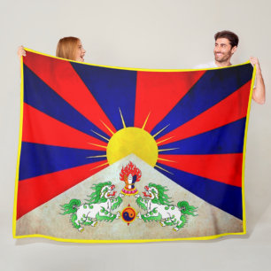 Cobertor De Velo “China: TIBET bandeira… “