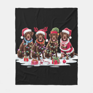 Cobertor De Velo Chocolate Santa Chapeleiro de chocolate chifre no