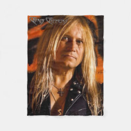 Cobertor De Velo Chris Caffery Retrato Cor Fleece
