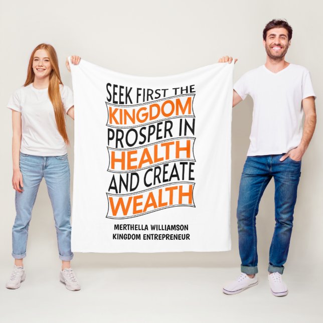 Cobertor De Velo Christian Business Kingdom Empreendedor (In Situ)