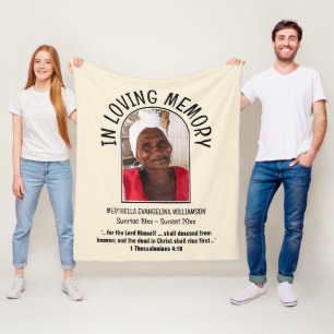 Cobertor De Velo Christian IN LOVING MEMORY Photo