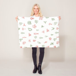 Cobertor De Velo Christmas Fleece Blanket – Cozy Holiday Throw