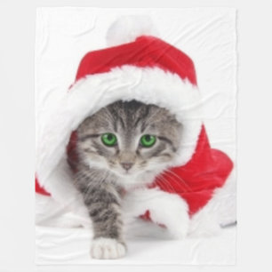 COBERTOR DE VELO CHRISTMAS KITTEN