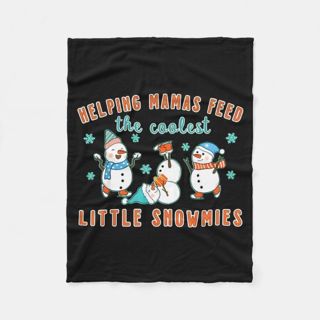 Cobertor De Velo Christmas Lactation Consultant Lactation Nurse Lac (Frente)