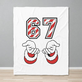 Cobertor De Velo Christmas Meme Six Seven 67 6 7 Holiday