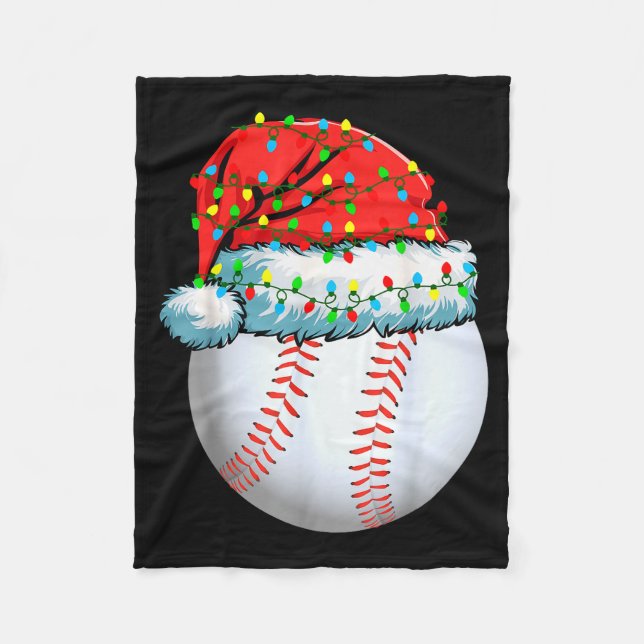 Cobertor De Velo Christmas Pajamas Family Matching Baseball Men Wom (Frente)