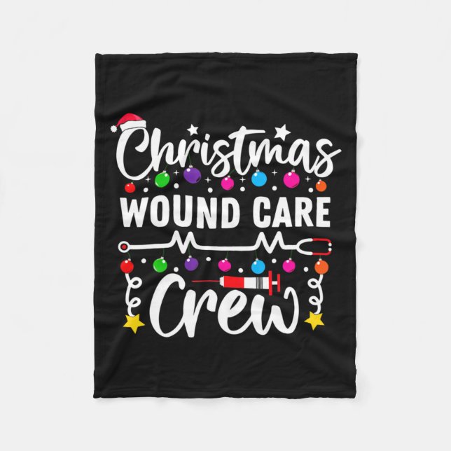 Cobertor De Velo Christmas Wound Care Crew Nurse Xmas Nursing Rn Lp (Frente)