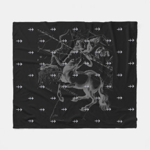 Cobertor De Velo Chrome Sagittarius Sinal Zodiac em Decoração Hevél