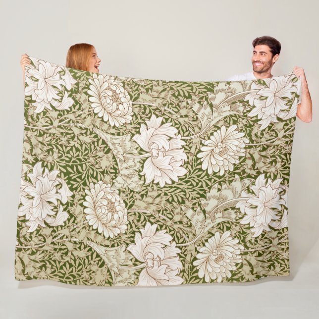 Cobertor De Velo Chrysanthemum Dourado, William Morris (In Situ)