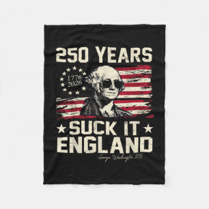 Cobertor De Velo Chupe inglaterra engraçado 4 de julho george washi