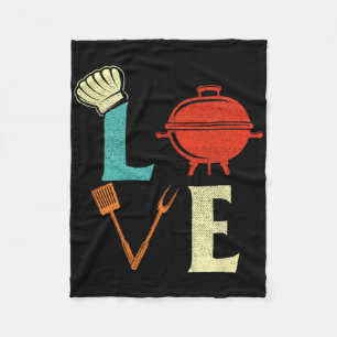 Cobertor De Velo Churrasco de amor sobre Pitmaster Griling Barbecue