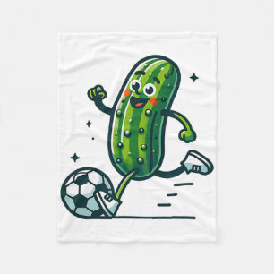 Cobertor De Velo Chutando Pepino de Futebol Byll Jogador de Pepino