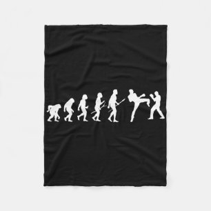Cobertor De Velo Chute Mma Kickboxing Boxeador Boxe Evolução Humana