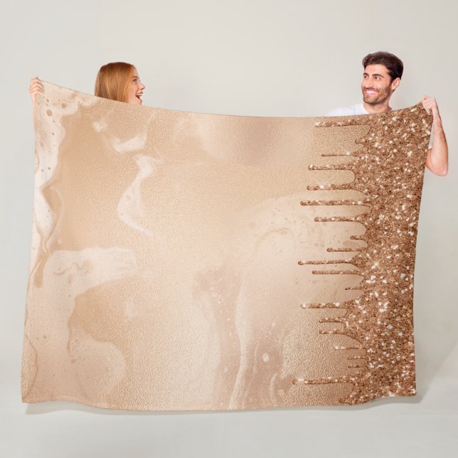 Cobertor De Velo Chuva brilhante de cobre em mármore de cobre (In Situ)