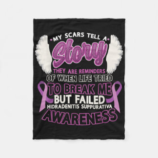 Cobertor De Velo Cicatrizes Dizem Uma Estória Hidradenite Supurativ
