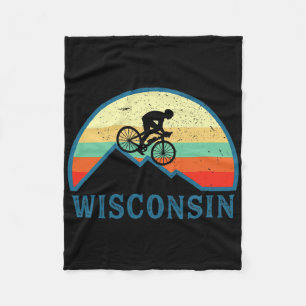 Cobertor De Velo Ciclismo de Montanha Wisconsin Retro Wisconsin Mtb