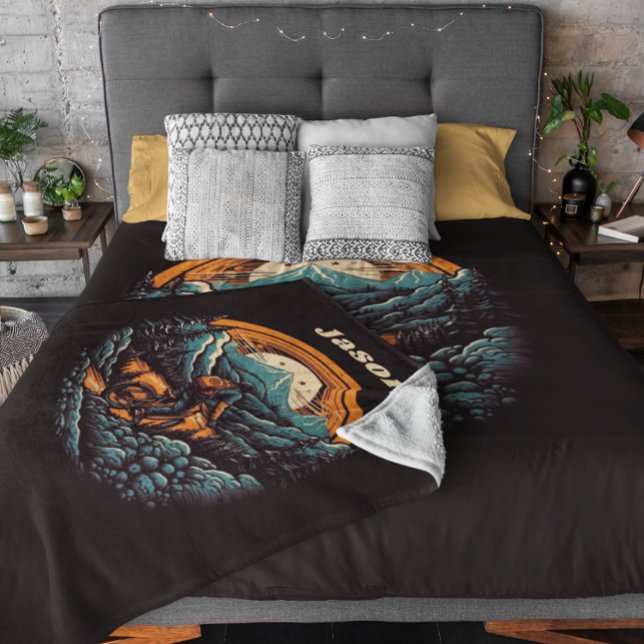 Cobertor De Velo Ciclo de vida, retro personalizável (Criador carregado)