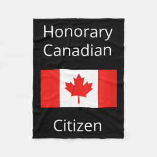 Cobertor De Velo Cidadão Honorário Canadense